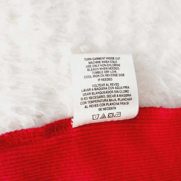 Blouse Size P Christmas Red Overlay Whimsycore Going-Out Top Maximalist Resort - Picture 9 of 10